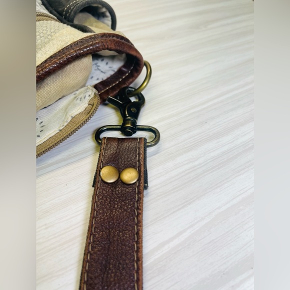 MYRA BAG Shoulder cowhide Bag purse, Two Side Pockets. - Picture 5 of 7